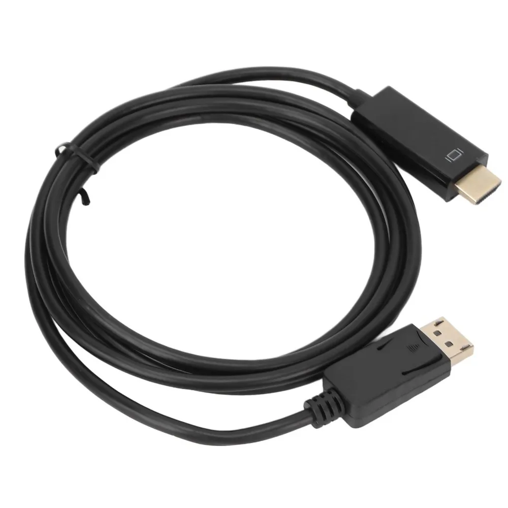 

4K30HZ/1080P DisplayPort to HD Multimedia Interface Adapter 1.8m/5.9ft DP Male to HD Male Cable DP to HD Cable TV Connection