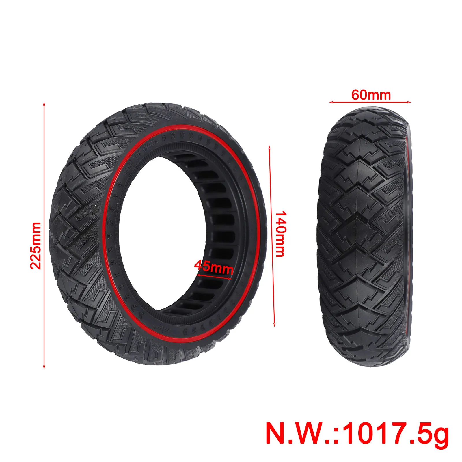 Off-Road Solid Tyre Electric Scooter Off Road Solid Tire Not Easy To Deform Product Name Electric Scooter Accessories