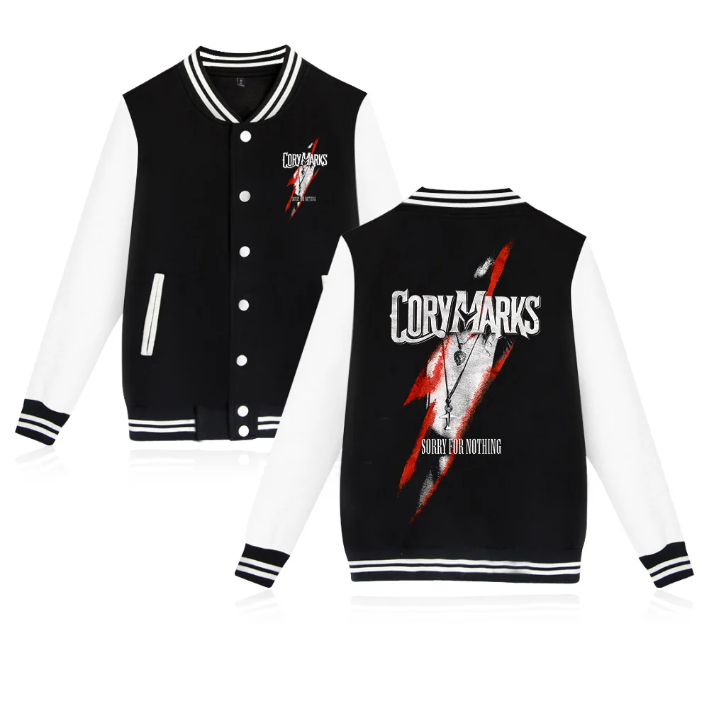 Cory Marks Sorry For Nothing, chaquetas de álbum, abrigo de Hip Hop, uniforme de béisbol informal de manga larga Vintage de los años 90, traje de camión para primavera y otoño