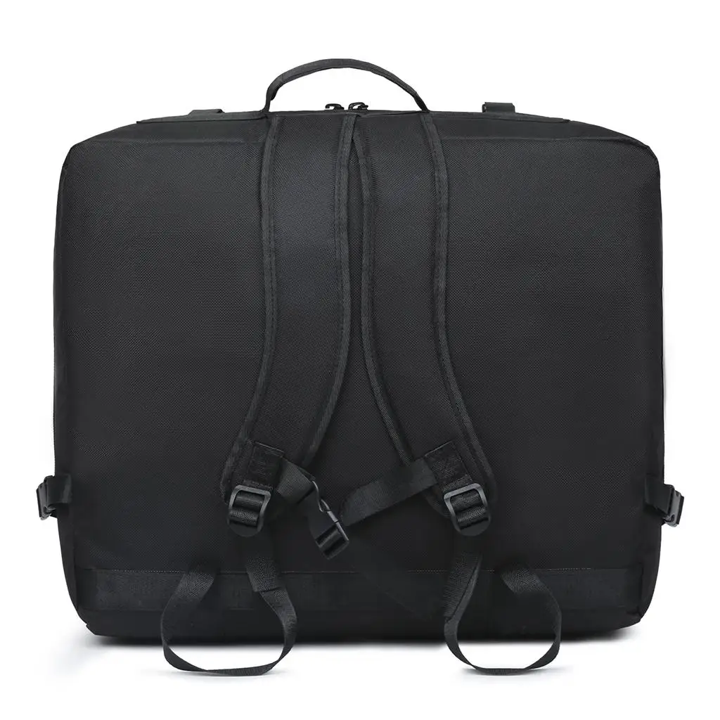 حقيبة تخزين مبطنة 60-120 باس أكورديون، حقيبة ظهر مقاومة للماء باللون الأسود #4