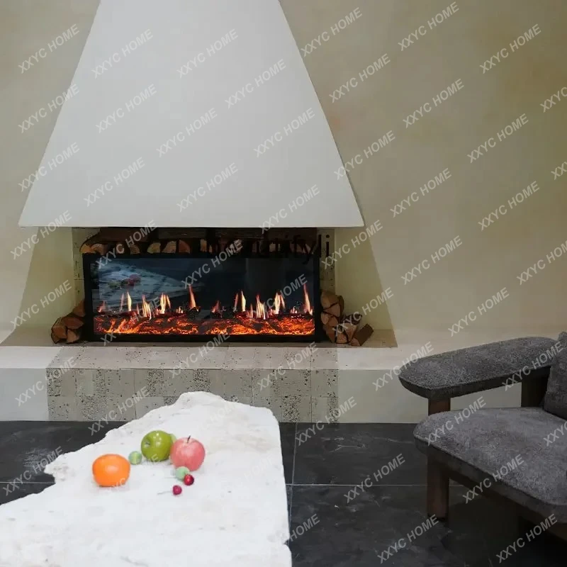 Custom fireplace simulation fire electronic fireplace decorative cabinet simulation fire heater electronic holography