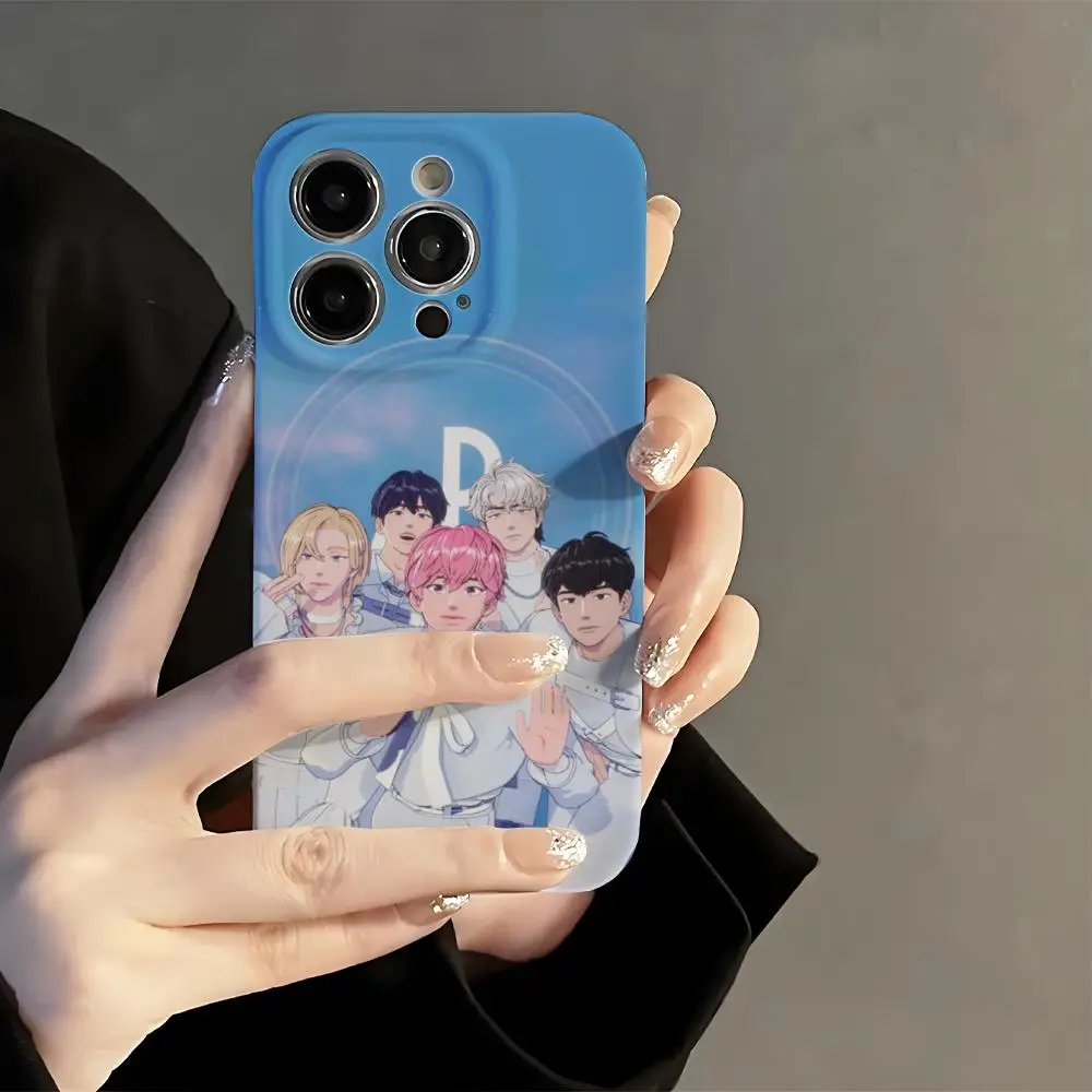 

Kpop PLAVE Bamby Phone Case Film Korean INS For IPhone 16 15 14 13 12 11 Pro Max Plus Luxury Cover