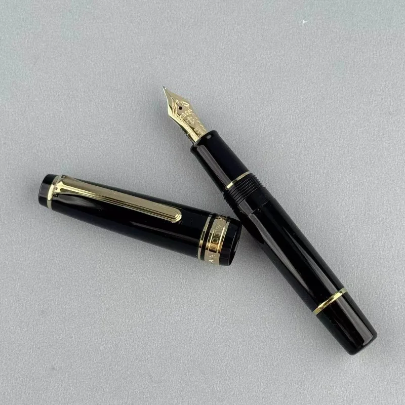 14K Gold Tip Sailor Red Fountain Pen Limited Edition 1911 Short Steel Practice Ink Pen Luxury High Quality School Supplies Gifts