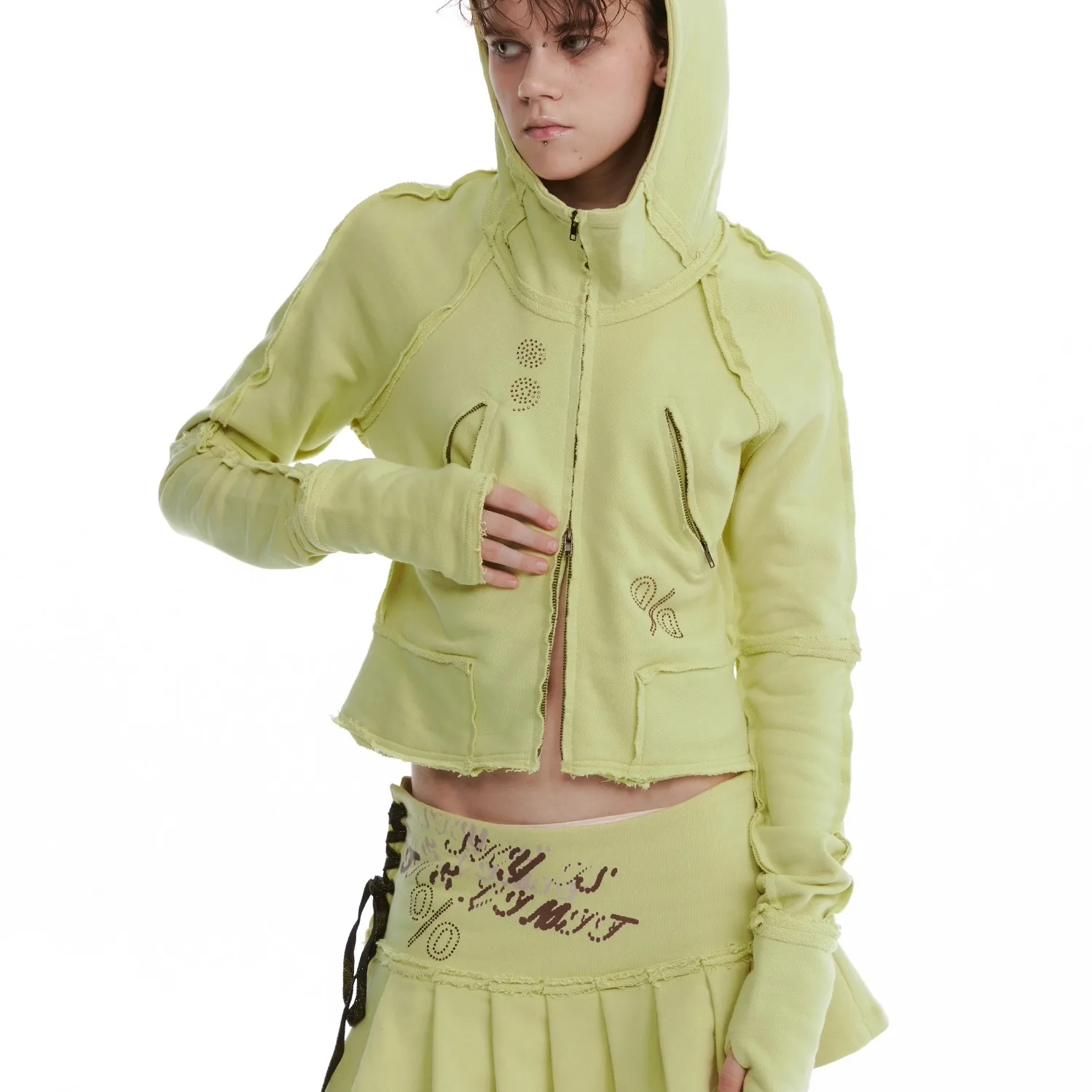 

Толстовка с капюшоном Eena на двойной молнии, удобная мужская универсальная базовая толстовка Jaet Long Sve, повседневная мода для подростков и взрослых
