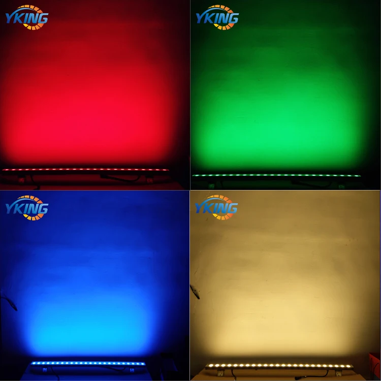 Hot sale 36X1W RGB RGBW DMX LED liner bar light Outdoor IP66 dmx512 led wall wash light