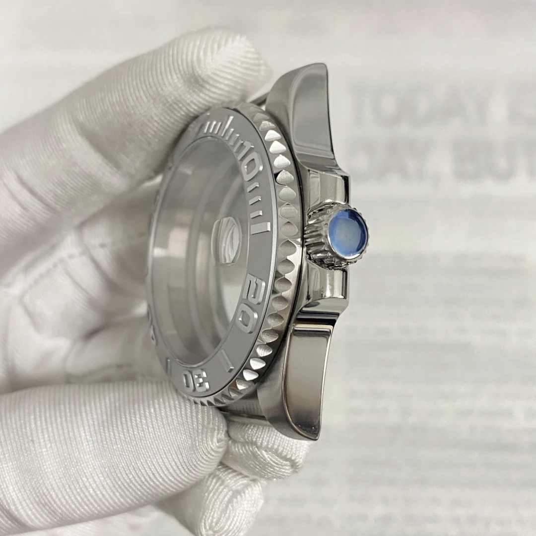 40 мм автоматические мужские часы из нержавеющей стали NH35 чехол, подходит для движений NH36/8215, аксессуары