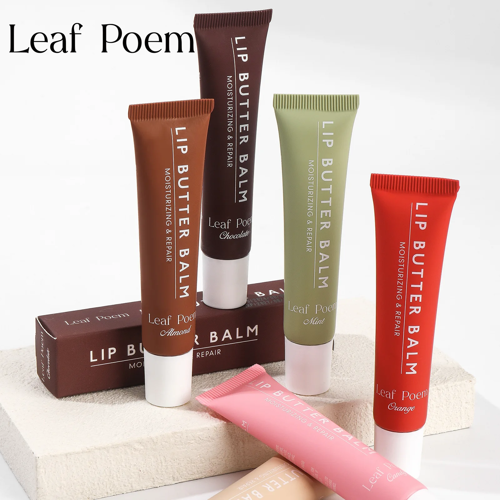 Buttery Lip Balm GLOSS 8 สี Shea Butter & Hyaluronic Acid Moisture LOCK Plumping Shine ไม่เหนียวเหนอะหนะ Tint สําหรับริมฝีปากแตก