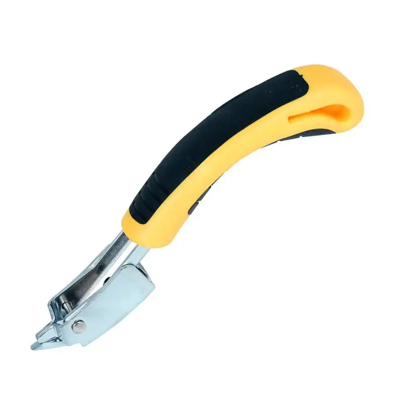 Zımba sökücü ağır Tack kaldırıcı tırnak çektirme aracı çıkarma çivi zımba çekme aracı ile fotoğraf çerçevesi için ergonomik kolu