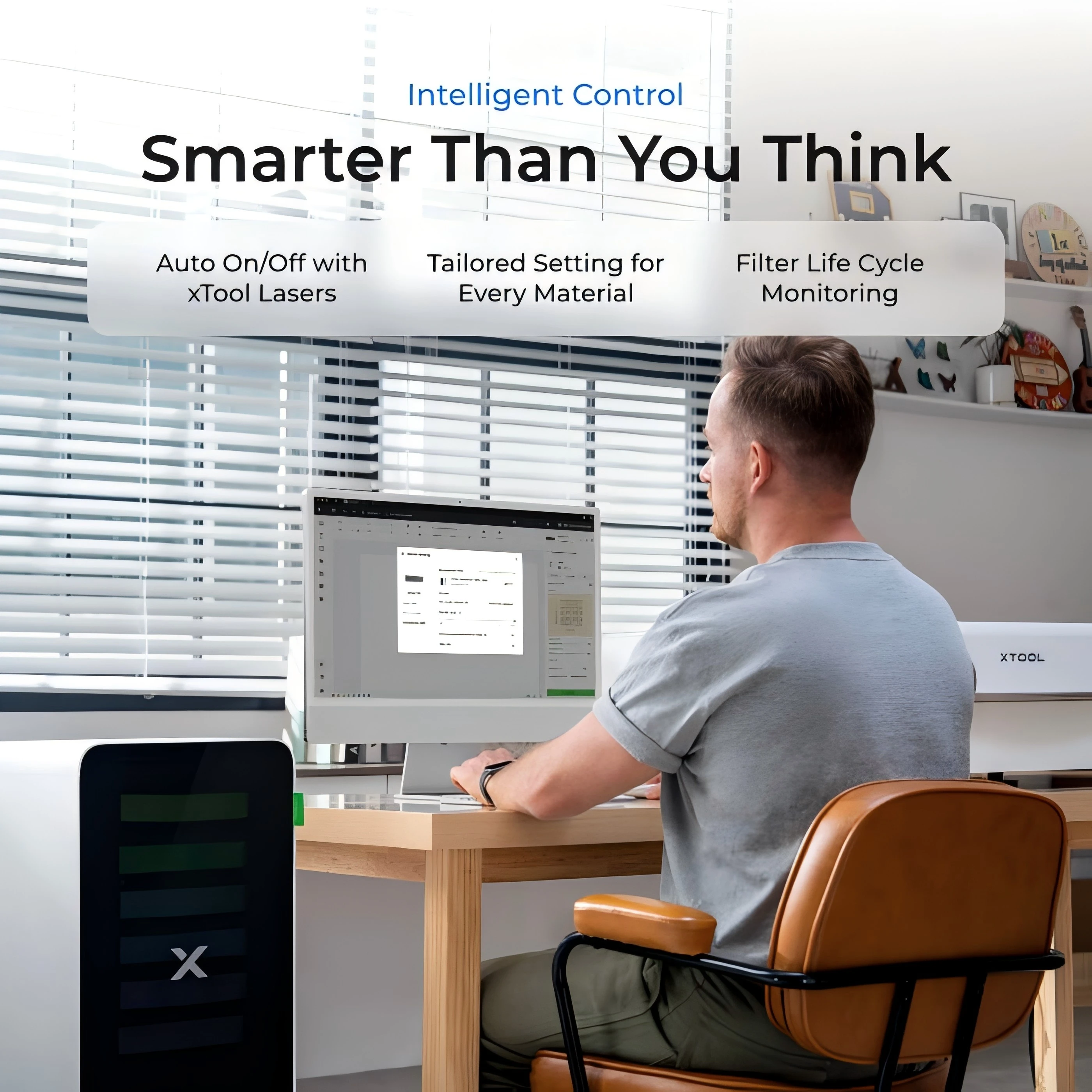 xTool SafetyPro™ AP2 Air Purifier with SuperCyclone System