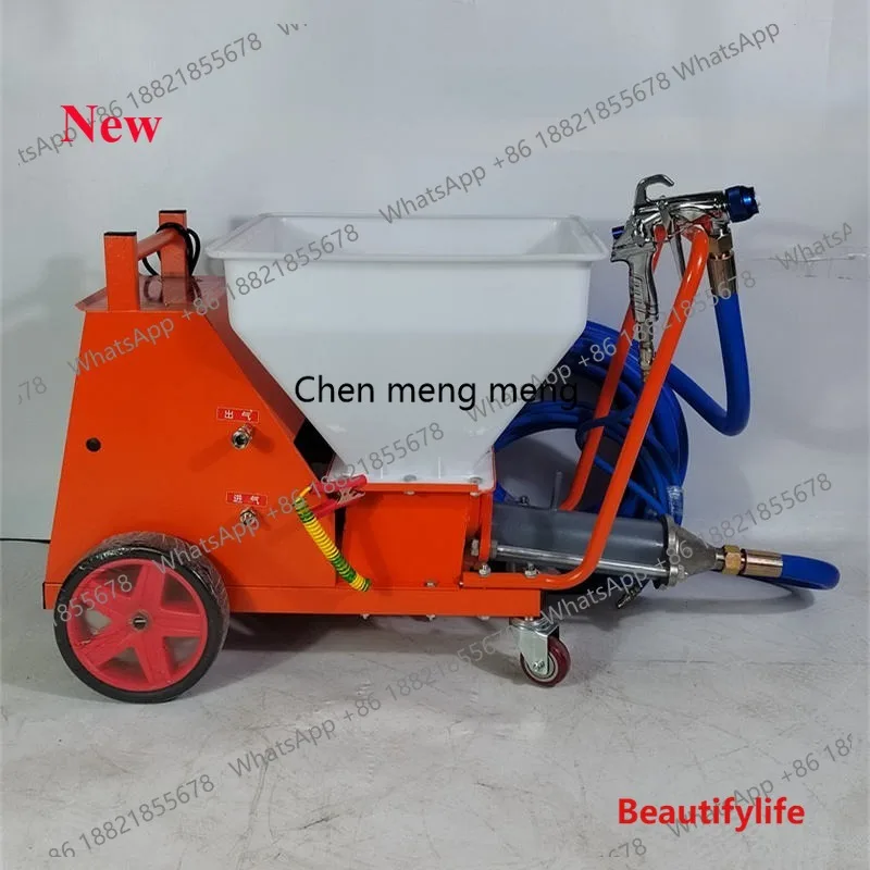 A55 Multi Functional Anti Cracking Mortar Real Stone Paint Putty Steel Structure Tunnel Fireproof Coating Spraying Machine