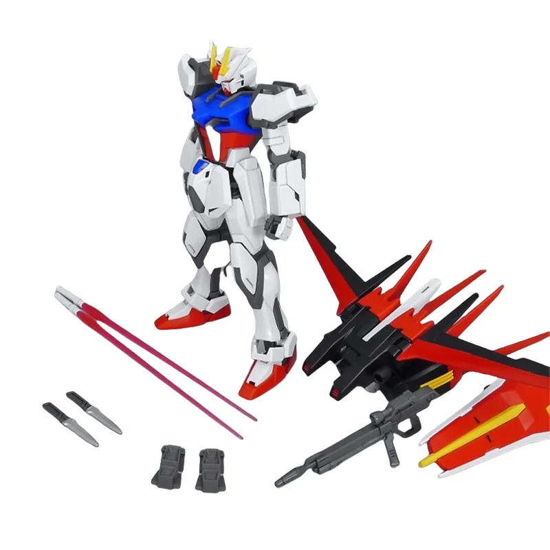 スポット直接配信バンダイオリジナルアニメガンダムモデル HGCE GAT-X105 + AQM/E-X01 エイルストライクガンダムアクションフィギュアのおもちゃ子供のため