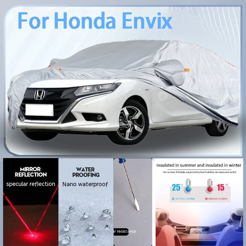 For Honda Envix Full Car cover with UV protection and Winter Insulation roles,Rainproof,Snowproof Ati-frost properties.