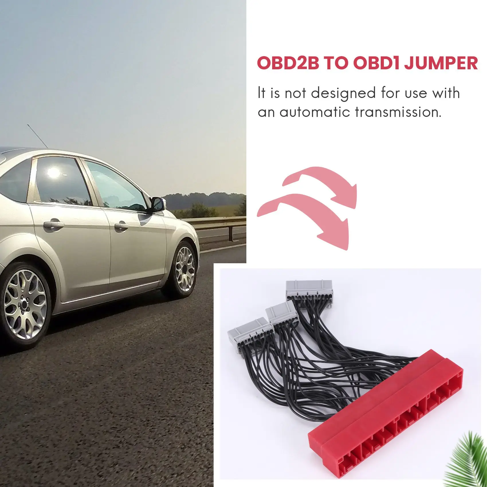 خط تحويل Ecu لهوندا سيفيك-تسخير إلى ، Obd2B Obd1