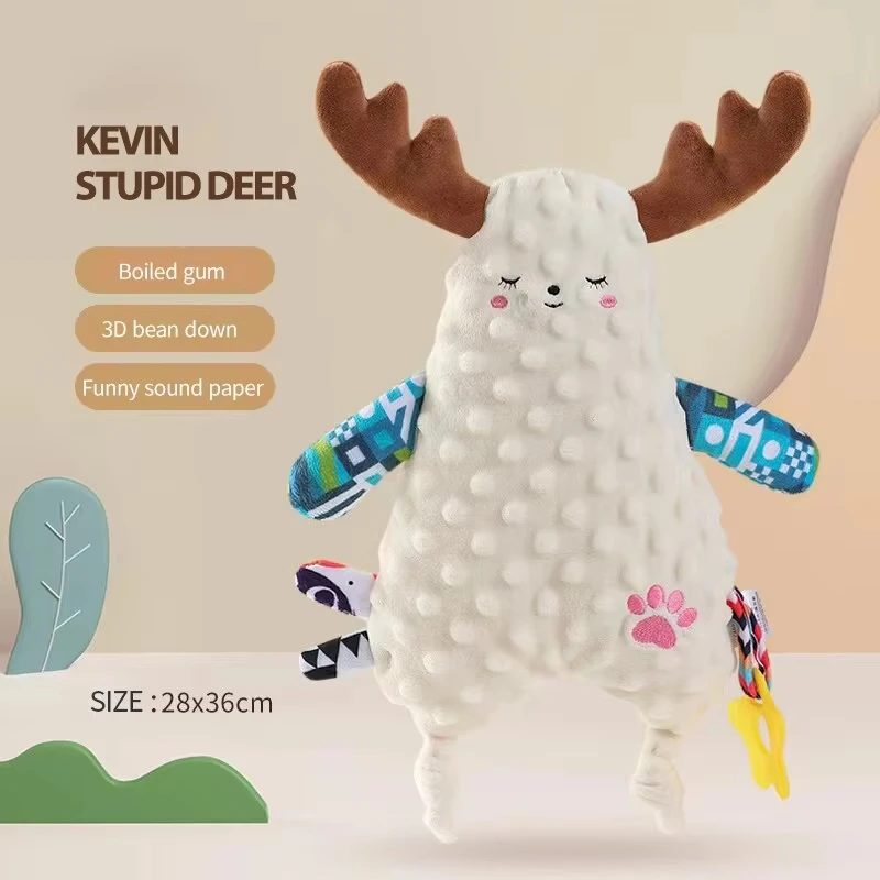 Asciugamano in peluche comfort per neonati – Adorabili bambole rilassanti con animali con morbido tessuto, perfetto per il sonno e la sicurezza emotiva