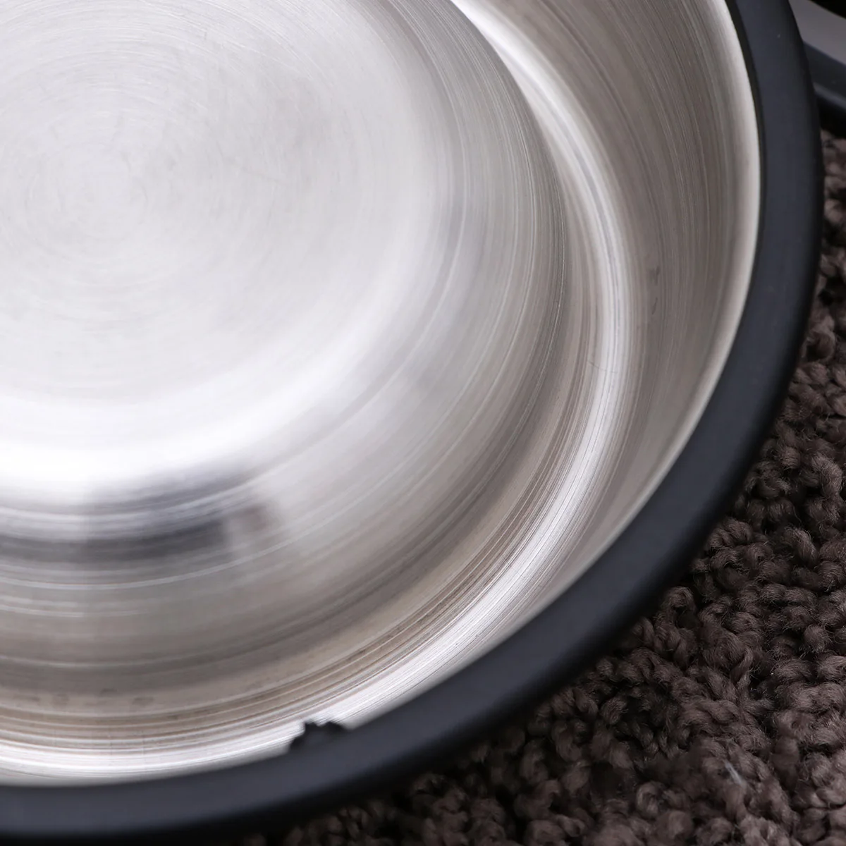 

2Pcs Cat Bowl Stainless Steel Rust Resistant Nonskid Base Prevent Sliding Durable Pet Food Water Dish Kitten Feeder
