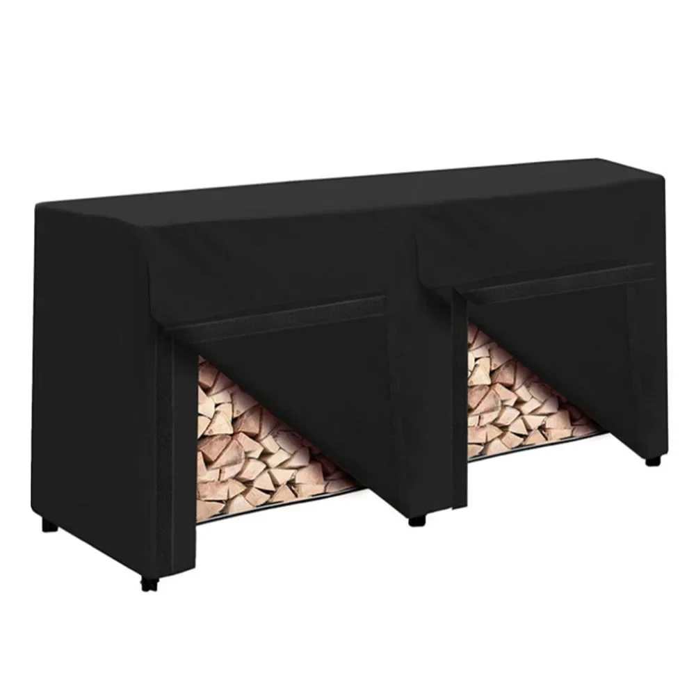 Lenha Log Rack Capa, impermeável Madeira Titular De Armazenamento, Heavy Duty Outdoor Capa Poeira, Sun Protector, 48x24x42 polegadas