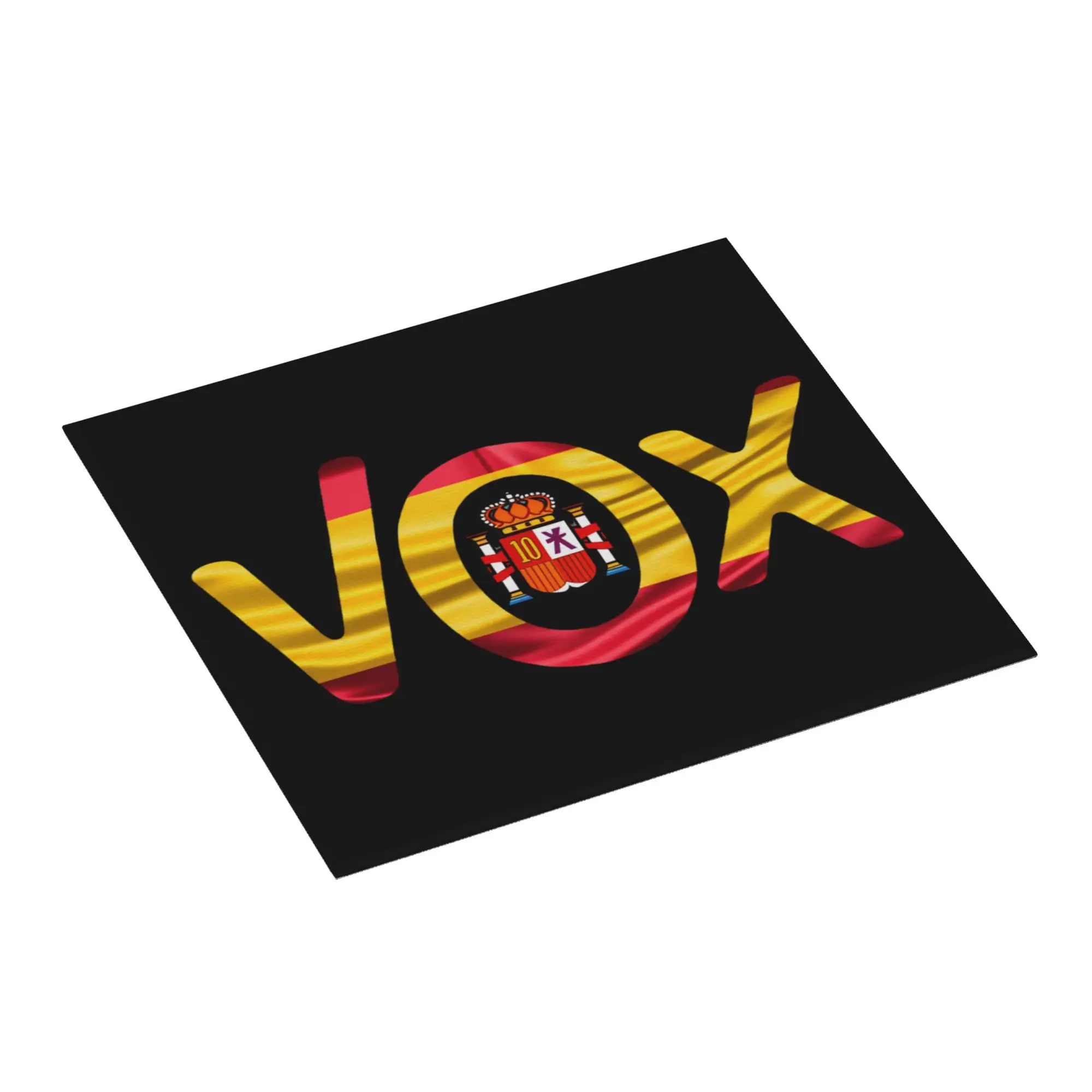 Spanish Political Party Non Slip Kitchen Counter Protector Mat Barware Tableware Reusable Spain Vox Logo Flag Drying Mat Kitchen