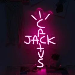 Cactus Jack Neon Signs LED Neon Light for Room/Bar Wall Decor,Gaming Room,Man Cave,Living Room,Personalized Birthday Gifts
