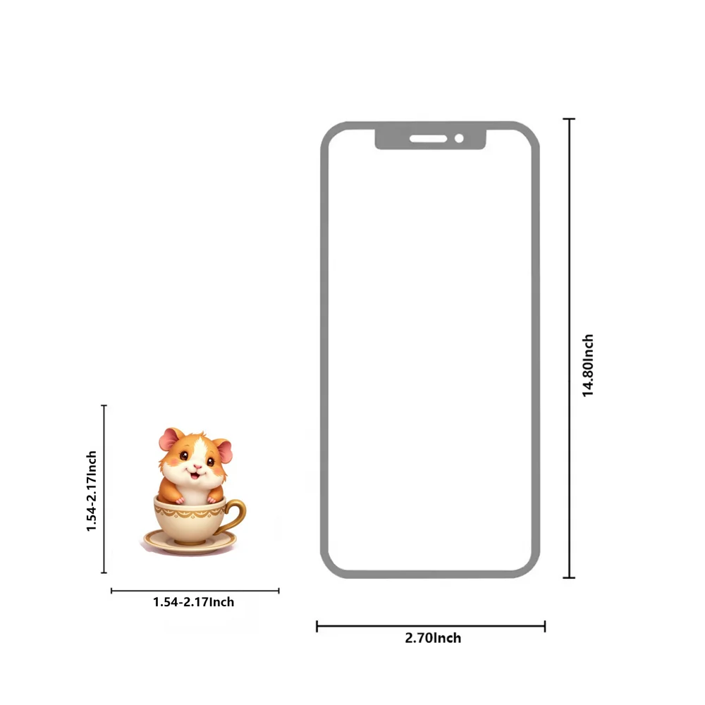 50pcs   Animal Sticker   Diary   Water Bottle Sticker   Cute   for DIY   Gift Kids