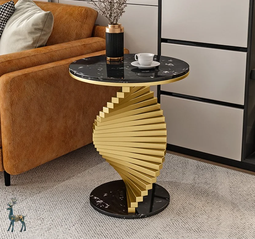 Luxury home furniture gold side table/coffee table