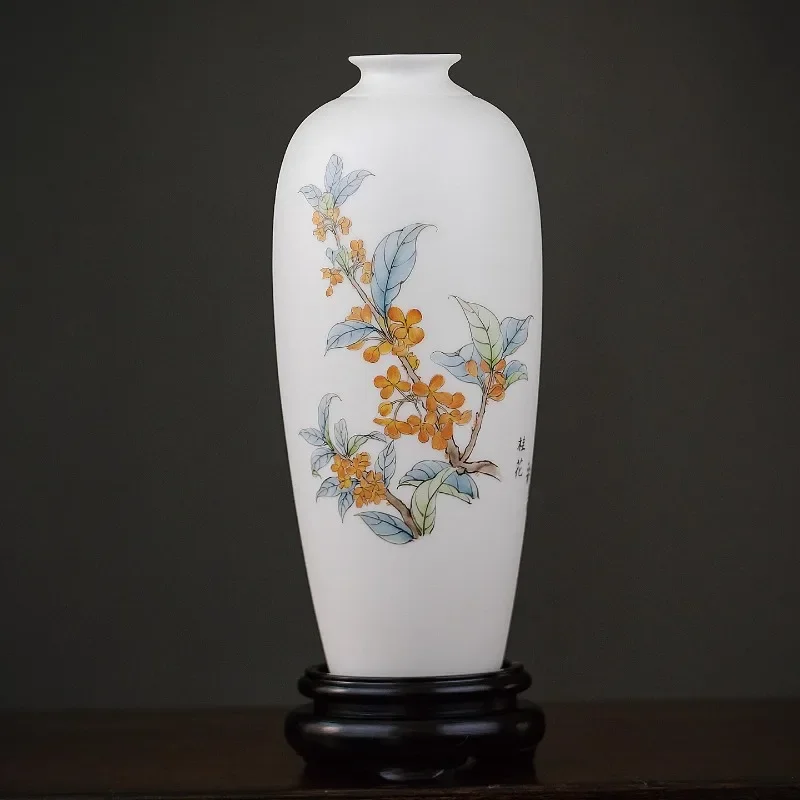 

Hand painted Chinese ceramic small life bottle ornament living room home decoration