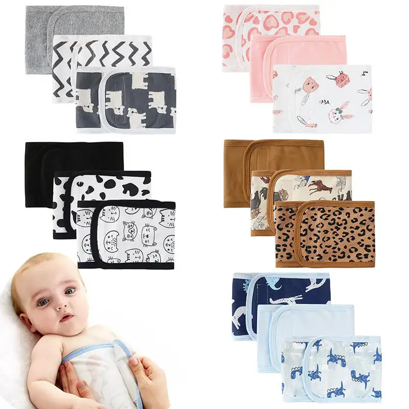 Newborn Baby Belly Wrap for Boys Girls Double Layer Soft Breathable Belly Adjustable Cotton Infants Bellyband Navel Protect