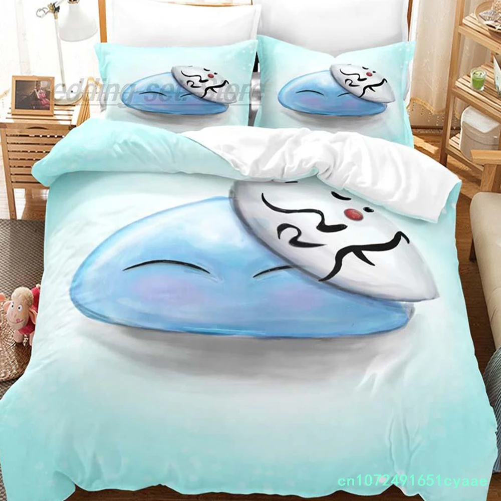 That Time I Got Reincarnated As A Slime Bedding Set Single Twin Full Queen King Size Bed Set Aldult Kids 3D Print Anime Cartoon