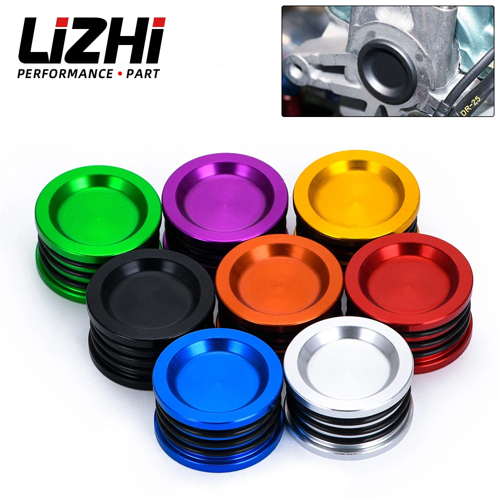 Camshaft Cam Shaft Seal Cover Cap Plug Triple O-Ring Aluminum Front Replacement For Honda Acura B D H F Series Engine Motor