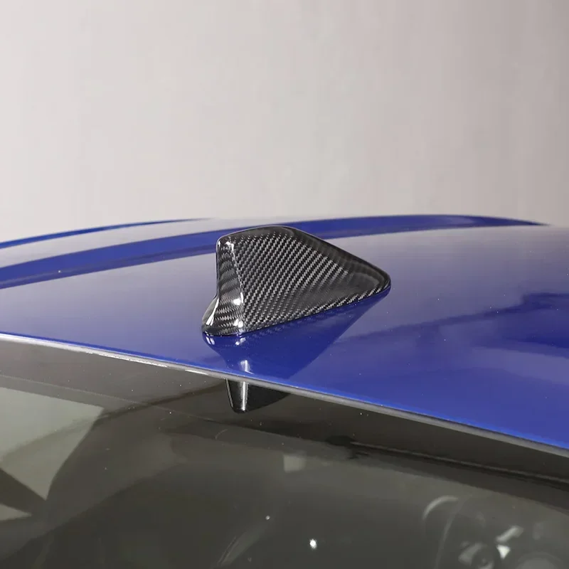 For Subaru BRZ Toyota 86 2014-2019 Real Carbon Fiber Antenna Auto Roof Cover Shark Fin Trim External Styling Car Accessories