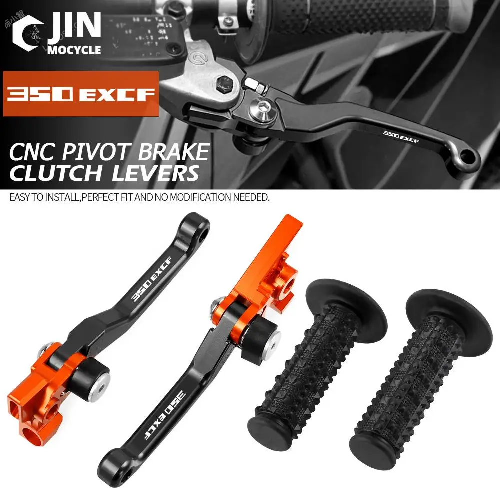 

Motocross Handle Grips Handlebar CNC Dirt Bike Brake Clutch Levers For 350EXCF 350 EXC-F 2014 2015 2016 2017 2018 2019 2020 2021