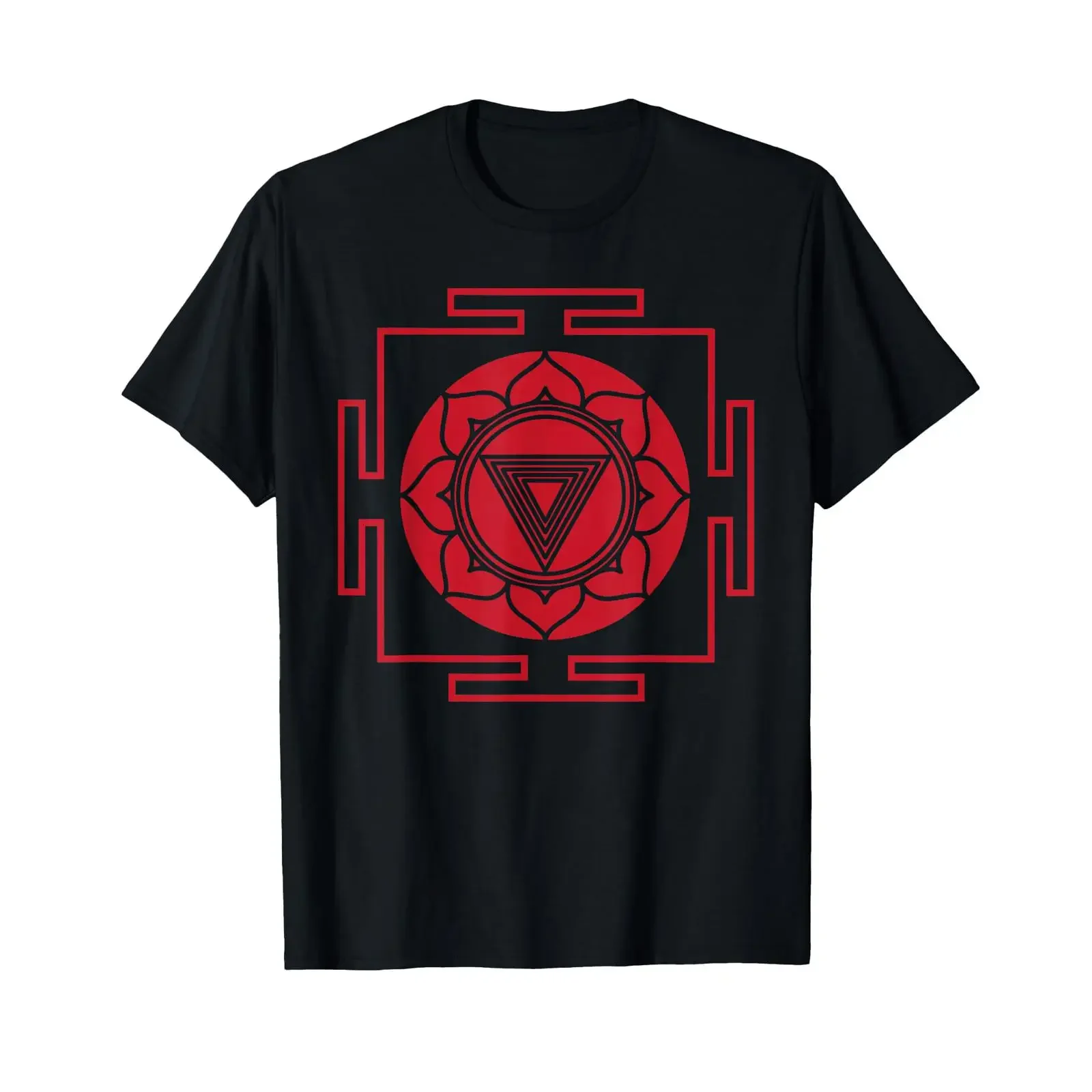 Kali Yantra Meditation T Shirt vintage Washed Slightly designer clothes fashion homme Top For Everyday Wear Comfortable