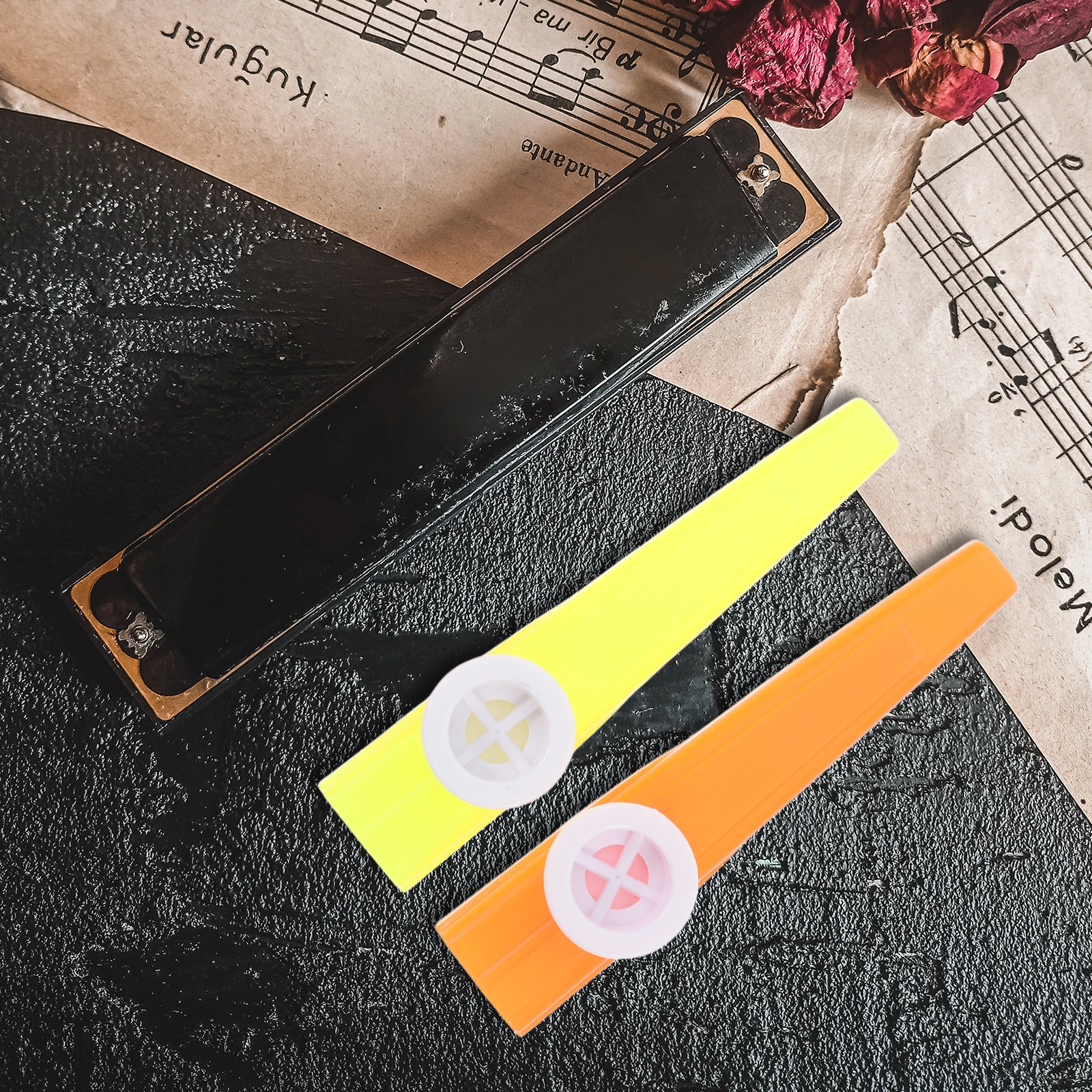 24 Pcs Kazoos Musical Instruments for Kids Boys Gifts Toddler Birthday Party Favors No Theory All Ages Plastic