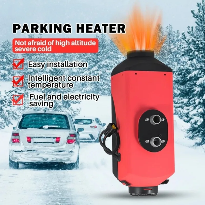 2KW 12V 24V Lightweight Plastic Diesel Air Heater For RV Camper Van & Truck Cabin Heating