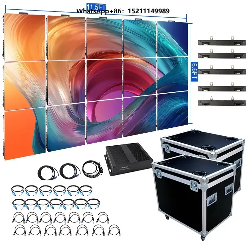 Factory Selling Outdoor Indoor Led Screen Waterproof High Refresh P3.91 Led Display Panel for Advertising Rental