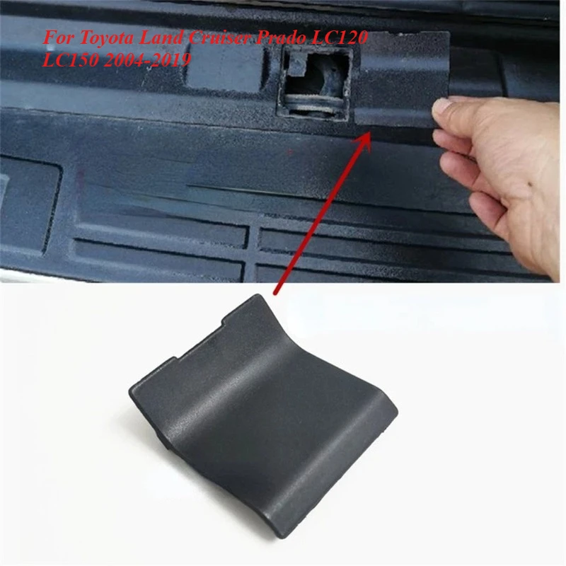 

For Toyota Land Cruiser Prado LC120 LC150 2003-2019 Rear Bumper Spare Wheel Lifting Jack Trunk Pedal Screw Hole Cover Cap Lid