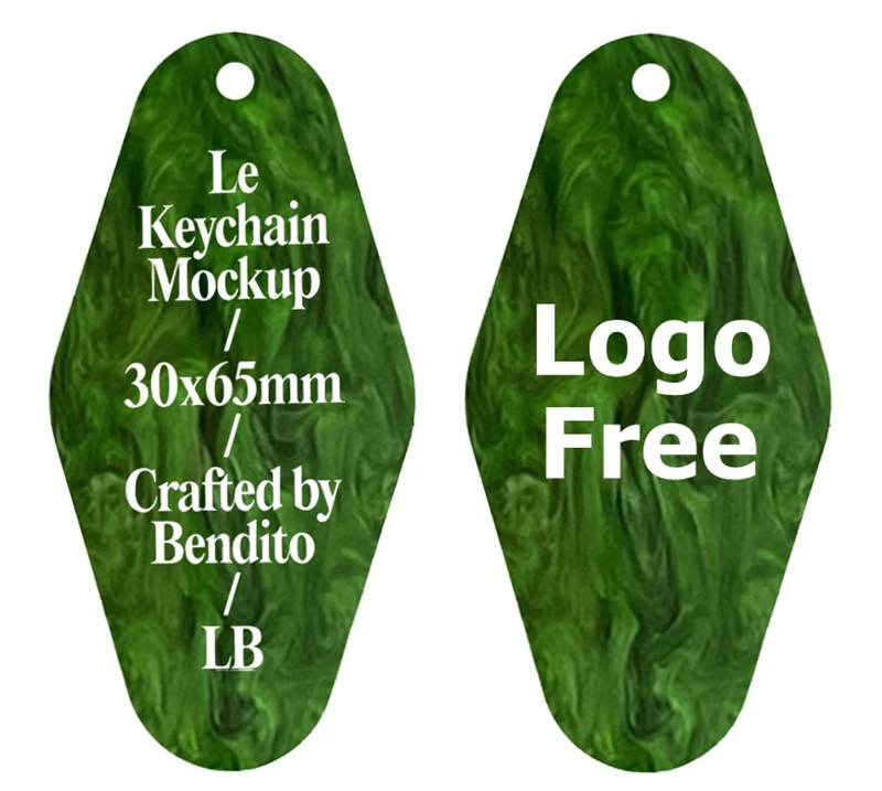 50PCS Custom Logo Shape Free  Acrylic RectangleHotel Motel Movie Key Chains  Tag Pendant Keychain Keyring Mail Box Gifts