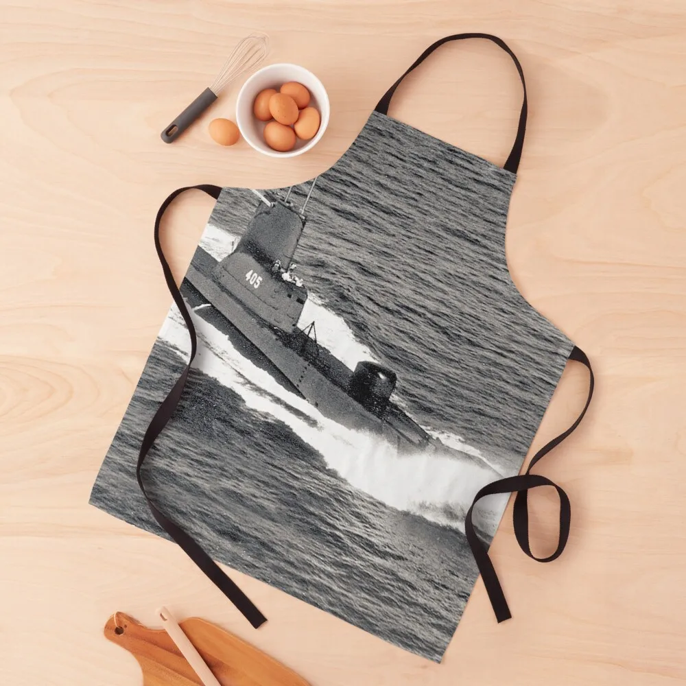 

USS SEA OWL (SS-405) STORE Apron men's barbecue chefs Apron