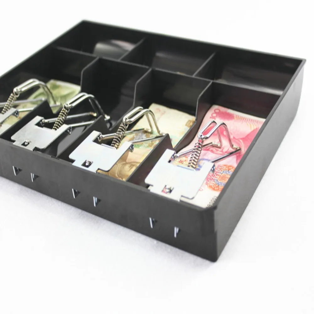 Cassa del contatore di denaro per il negozio della scatola del registratore di cassa 3/4/5 scomparti scatola del cassiere cassetto dei contanti