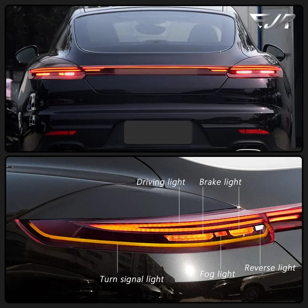 

Для Porsche Panamera 970.2 2014-2016 комплект сквозных задних фонарей модифицированный светодиодный задний фонарь багажника автомобильная лампа аксессуар обновление