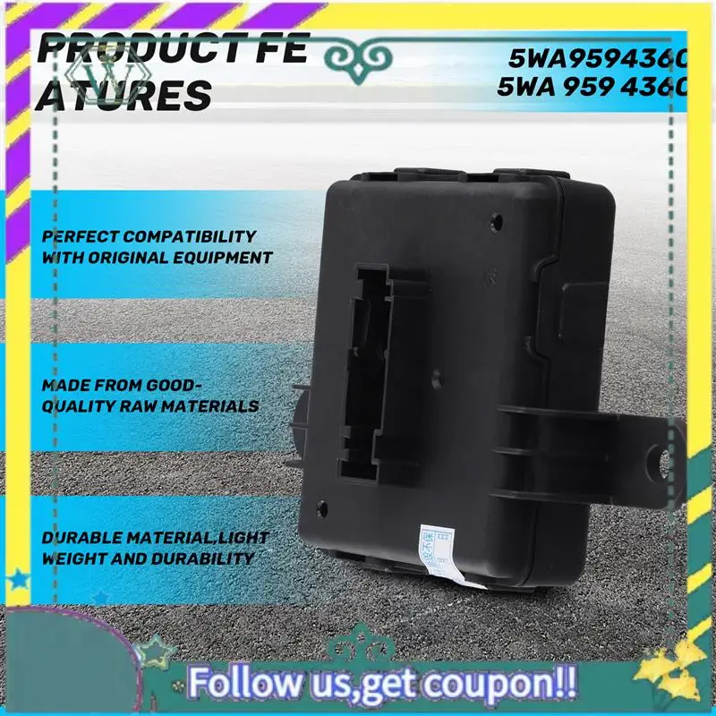 

A82U-5WA959436C Car Keyless Kessy Module For VW MQB EVO Platfrom Golf MK8 For A3 8Y For Skoda One Key Start 5WA 959 436C