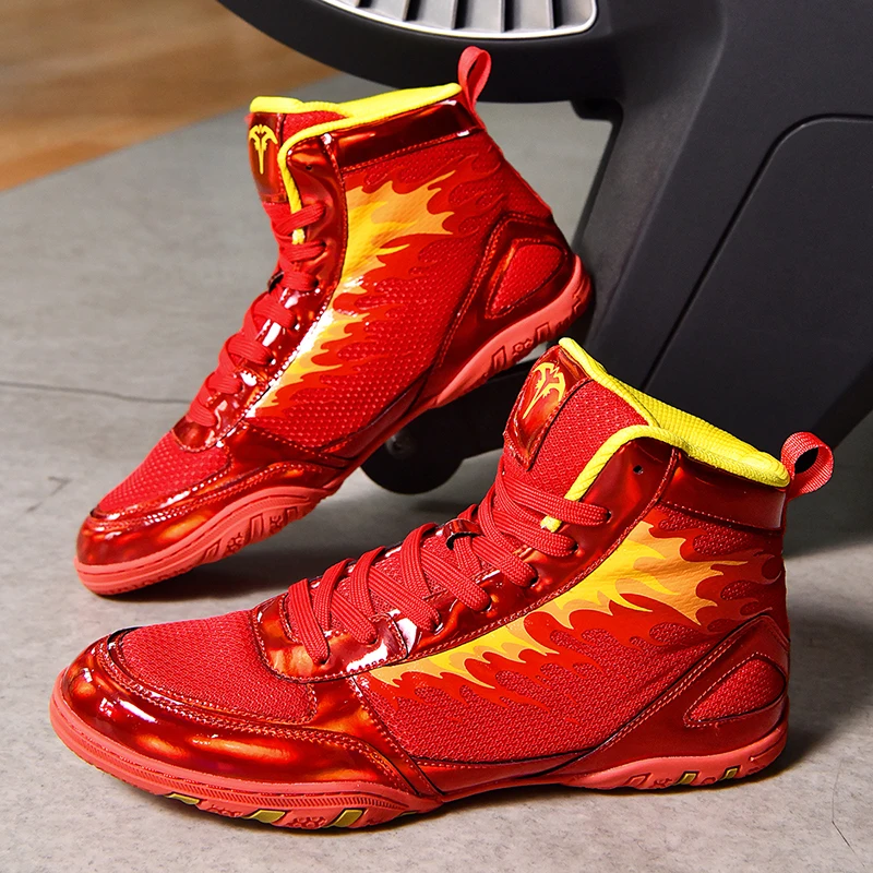 chaussures-de-combat-montantes-professionnelles-pour-hommes-pour-la-boxe-de-lutte-bottes-d'entrainement-d'arts-martiaux-respirantes