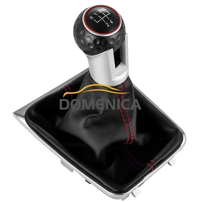 NEW For Volkswagen VW Golf 7 MK7 VII GTI GTD 2013-2018 5 6 Speed Manual Gear Shift Knob Lever HandBall Leather Boot Gaiter Cover