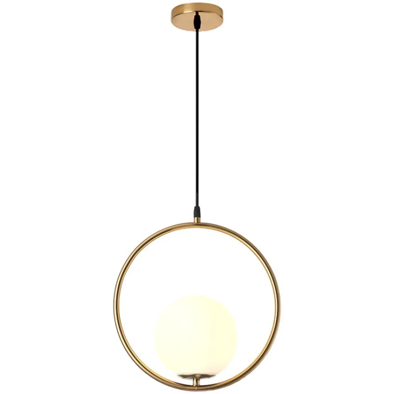 Lampe de chevet nordique pour chambre à coucher, designer, célébrité Internet, post-moderne, minimaliste, lumière à une tête, lustre de luxe créatif