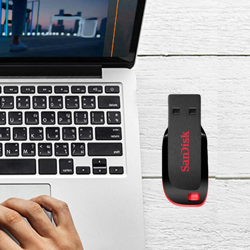 SanDisk USB 2.0 SDCZ50 мини USB флеш-накопитель 128 Гб 64 ГБ 32 ГБ 16 ГБ