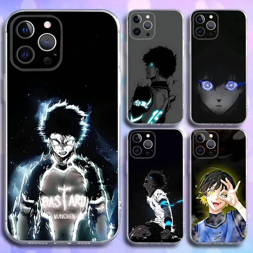 

B-Blue Comics L-Lock Phone Case For iPhone 17,16,15,14,13,12,11 Pro,Max,Plus,X,XS,XR,SE4,E Mini Transparent Soft Cover