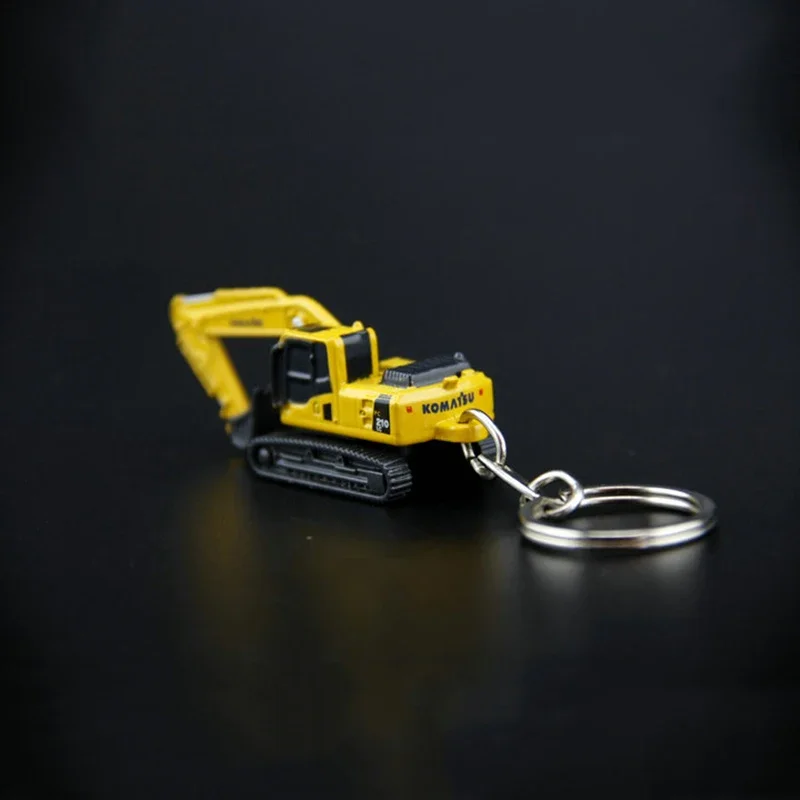 Truck Model Keychain Mini Komatsu PC210 SK250 Diecast Alloy Metal Hydraulic Excavator model speelgoed jongens