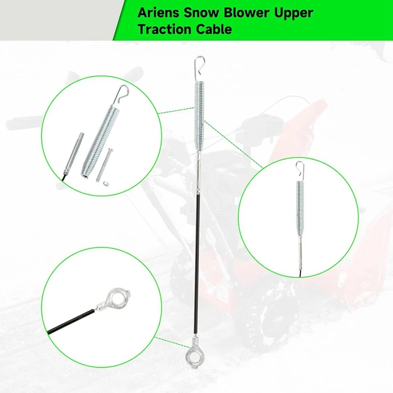 สายควบคุมสว่าน 06900438 06900439   สําหรับ Ariens Compact Classi Sno-Tek ST24LE Snow Blower Traction Cable