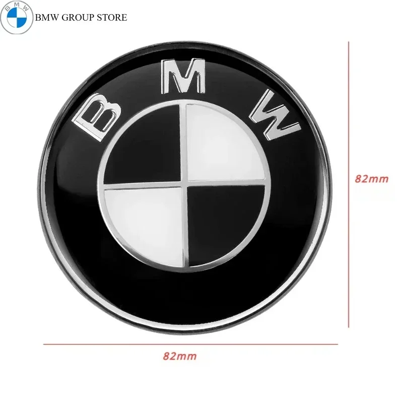 BMW GROUP 82MM Hood Front Bonnet Badge Emblem Logo For BMW E36 E39 E46 E90 E64 E85 E60 F10 F30 F36 F32 F82 F83 F07 Z4 X3 X5 X6