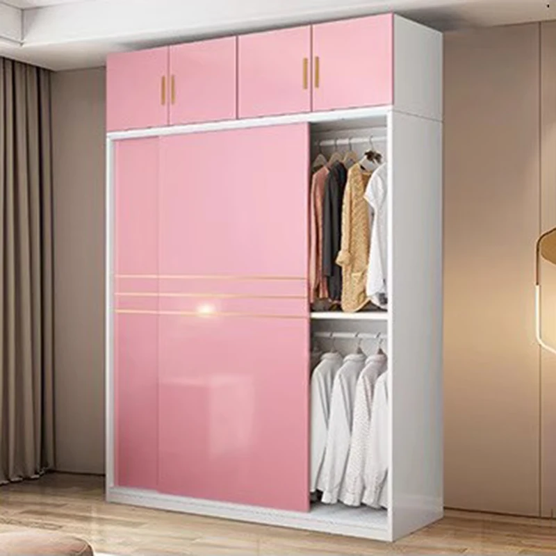 

Storage Organizer Closet Bedroom Clothes Cupboard Partitions Cabinet Wooden Display Wardrobe Modern Guarda Roupa Home Furniture
