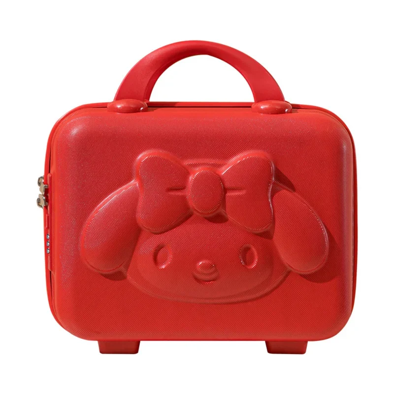 حقيبة كرتونية محمولة جديدة مقاس 14 بوصة Sanrios Kawaii أنيمي حقيبة مستحضرات التجميل حقيبة صغيرة خفيفة لطيفة للأمتعة تذكارية للطلاب #1